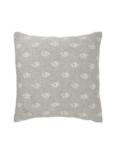 Mili Design NYC Zig Zag Pillow, Grey, 20″ x 20″