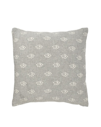 Mili Design NYC Zig Zag Pillow, Grey, 20 x 20