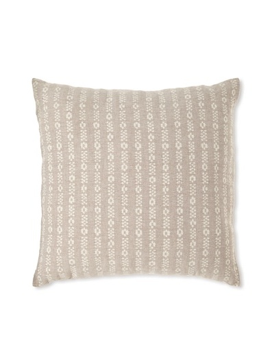 Mili Design NYC Waves Pillow, Taupe, 20″ x 20″