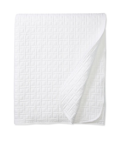 Mili Designs Jamaica Quilt, White, 92″ x 96″