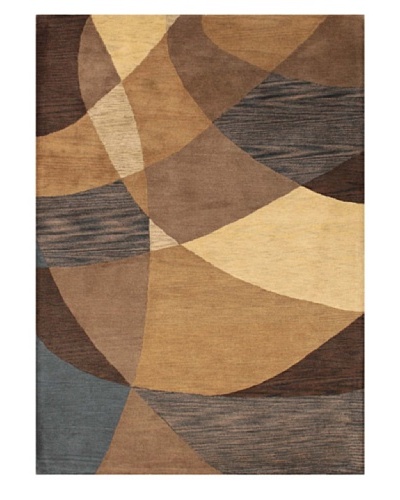 Mili Designs NYC Shadow Patterned Rug, Multi, 5′ x 8′