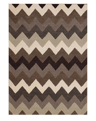 Mili Designs NYC Smoky Zig Zag Rug, 5′ x 8′