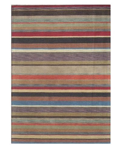 Mili Designs NYC Lines Patterned Rug, Multi, 5′ x 8′