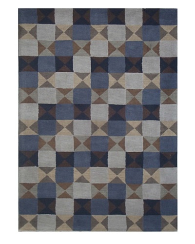 Mili Designs NYC Squares Rug, 5′ x 8′