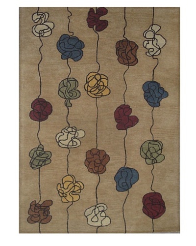 Mili Designs NYC Chain Patterned Rug, Multi, 5′ x 8′