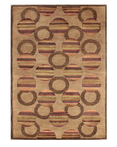 Mili Designs NYC Casablanca Patterned Rug, Tan/Multi, 5′ x 8′