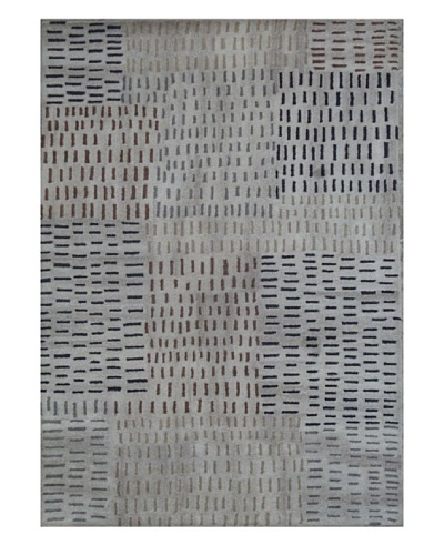 Mili Designs NYC Cross Hatch Rug, 5' x 8'