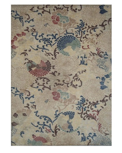 Mili Designs NYC Floral Rug, 5' x 8'