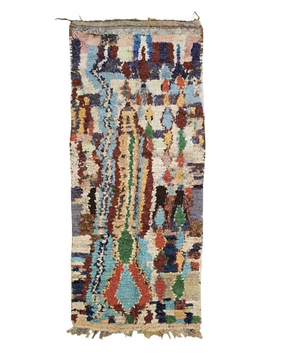 Mili Designs NYC Boucherouite Rug, Multi, 2' 1 x 6' 8