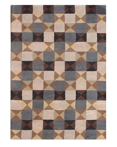 Mili Designs NYC Overlapping Squares Rug, 5′ x 8′