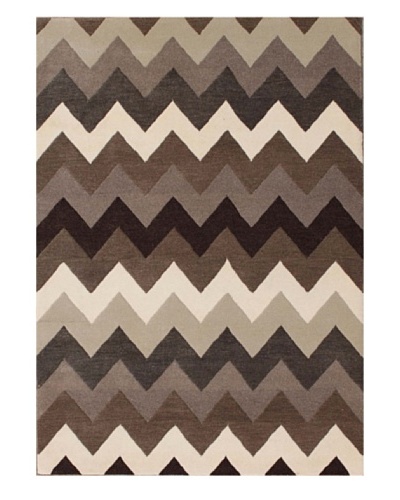 Mili Designs NYC Smoky Zig Zag Rug, 5′ x 8′