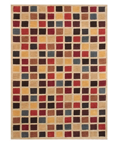 Mili Designs NYC Colorful Pixels Rug, 5′ x 8′