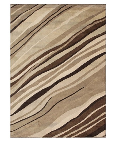 Mili Designs NYC Dune Patterned Rug, Tan/Multi, 5′ x 8′