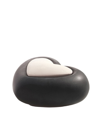 Millefiori Milano Porcelain Heart Diffuser, Black