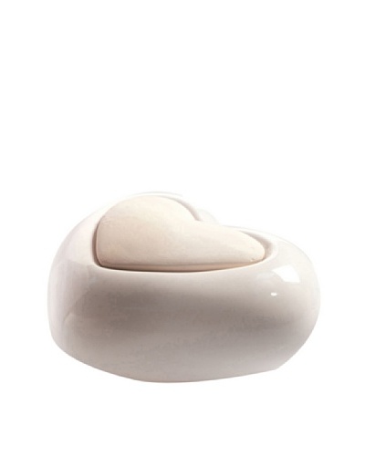 Millefiori Milano Porcelain Heart Diffuser, White