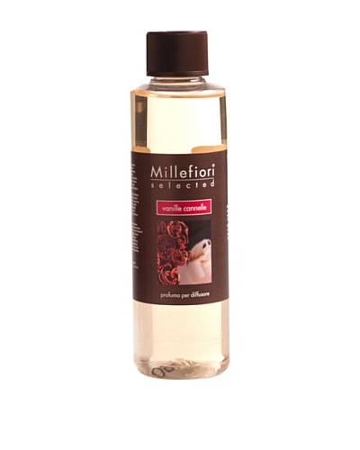 Millefiori Milano 8-Oz. Fragrance Oil Refill for Reed Diffusers, Vanilla Cannelle
