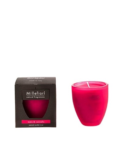 Millefiori Milano Mela Cannella Scented Candle in Jar