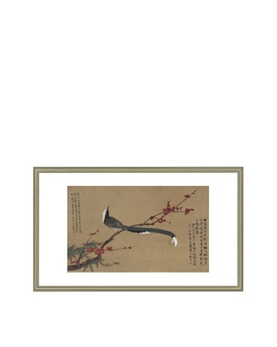 Mind Art Red Plum Blossom and Partridge