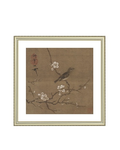 Mind Art Plum Blossom and White-eye Bird