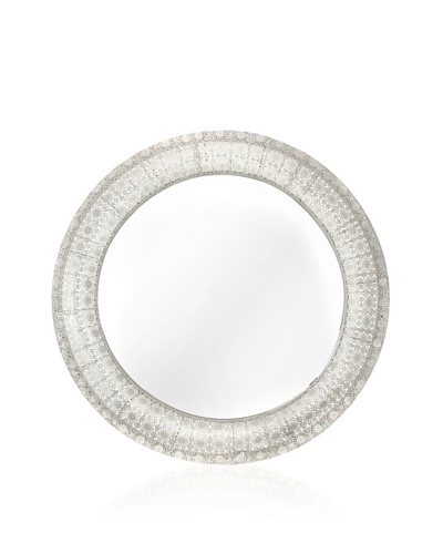 Round Mirror 27.5″ x 3″ Silver