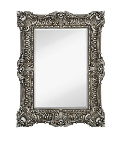 Majestic Mirrors Bella Mirror, Silver, 51″ x 39″