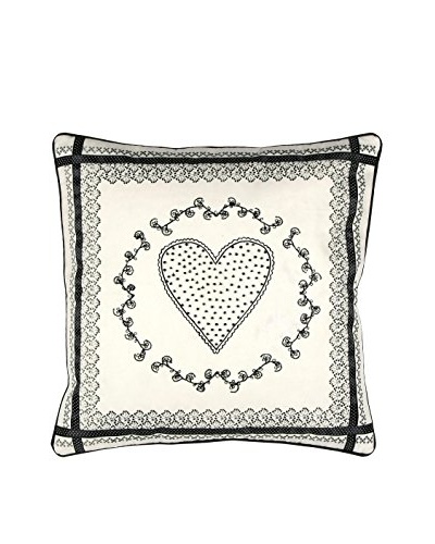 Miss Blackbirdy Large Heart Pillow Cover