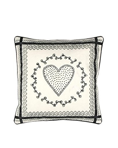 Miss Blackbirdy Large Heart Pillow Cover