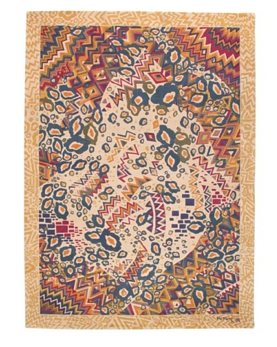 Missoni Hand Knotted & Hand Carved Rio Yellow Rug, Multi, 5' 7 x 7' 10'