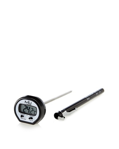 MIU France Instant Read Digital Thermometer, Black