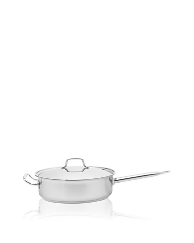 MIU France Tri-Ply Stainless Steel and Aluminum Sauté Pan with Lid [Silver]