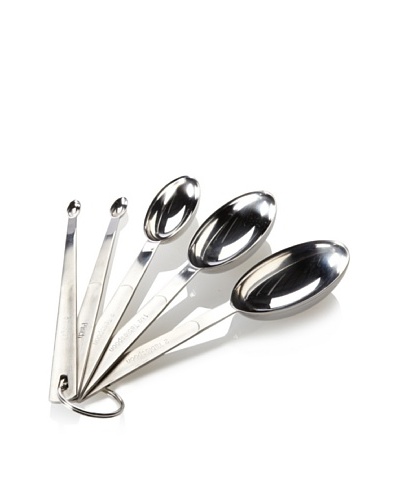 MIU France Stainless Steel 5-Piece Odd-Size Measuring Spoon Set