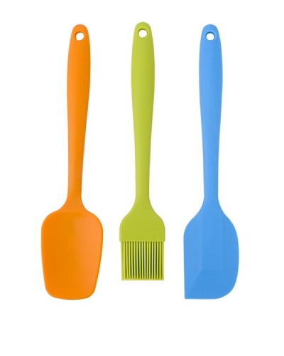 MIU France 3-Piece Silicone Utensil Set, Assorted