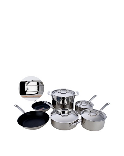 MIU France 10-Piece Copper Core Cookware Set