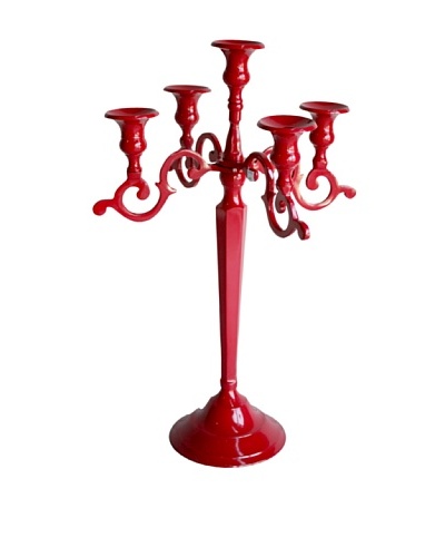 Modelli Creations Multi-Tier Candelabra, Red