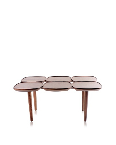 Control Brand Petal Coffee Table, Walnut