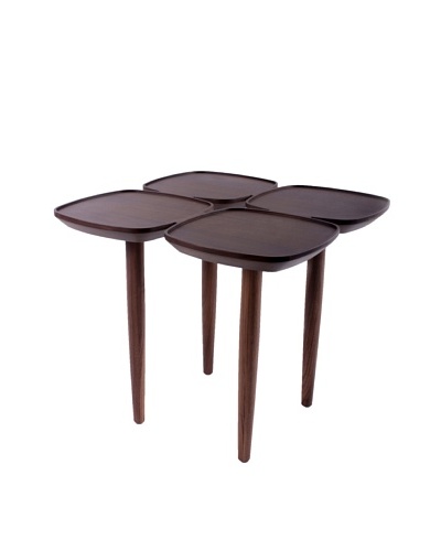 Control Brand Petal Side Table, Walnut