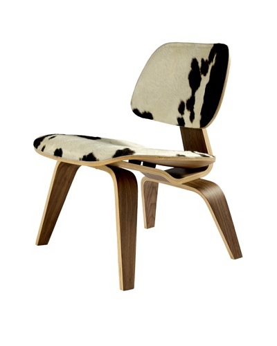 Control Brand Molded Plywood Lounge Chair, Pony/Natural