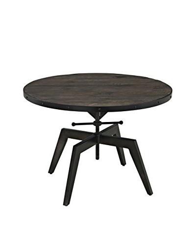 Modway Grasp Wood Top Coffee Table, Black