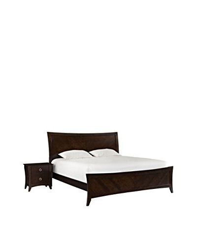 Modway Elizabeth 2-Piece King Bedroom Set, Cappuccino