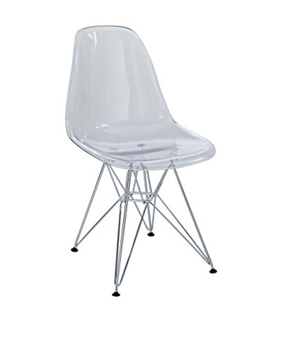 Modway Paris Dining Side Chair, Clear