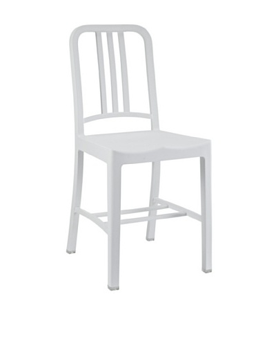 Modway Navy Dining Side Chair, White