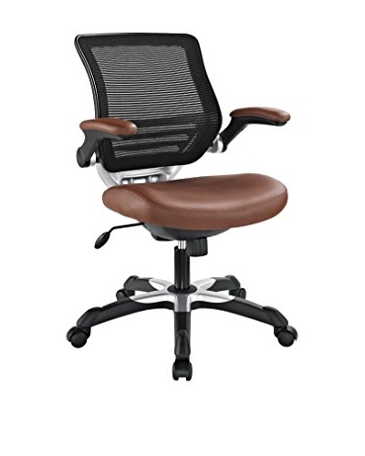 Modway Edge Vinyl Office Chair, Tan