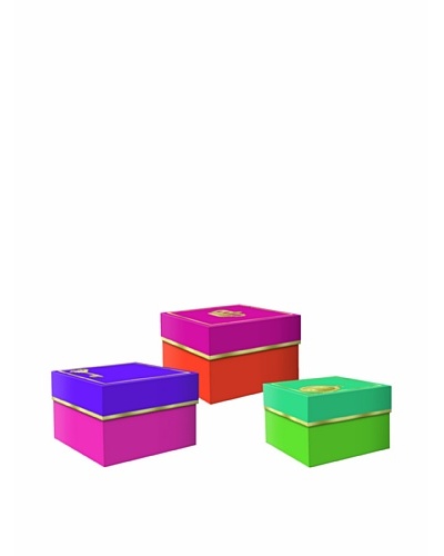 Molly & Rex Set of 3 Glamour Icons Storage Boxes