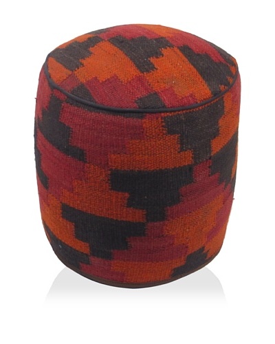 Momeni One-of-a-Kind Hand-Made Kilim Ottoman [Multi]