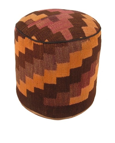 Momeni One-of-a-Kind Hand-Made Kilim Ottoman