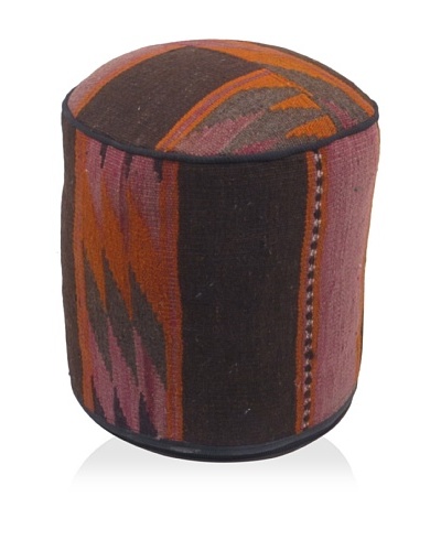 Momeni One-of-a-Kind Hand-Made Kilim Ottoman [Multi]