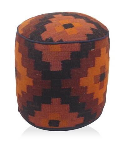 Momeni One-of-a-Kind Hand-Made Kilim Ottoman [Multi]