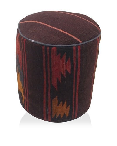 Momeni One-of-a-Kind Hand-Made Kilim Ottoman [Multi]