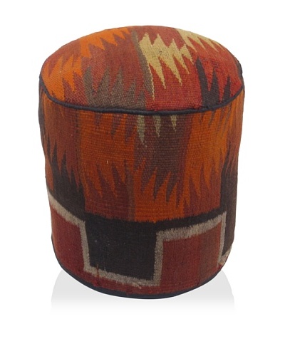 Momeni One-of-a-Kind Hand-Made Kilim Ottoman [Multi]