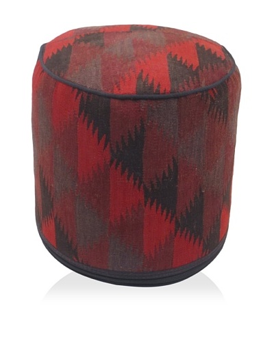 Momeni One-of-a-Kind Hand-Made Kilim Ottoman [Multi]